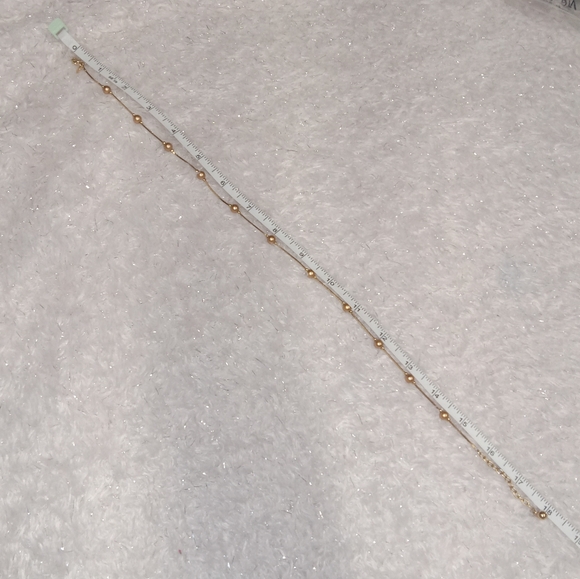 Vintage Monet Gold Tone Boxchain Ball Necklace &  Earring Set - Picture 7 of 9